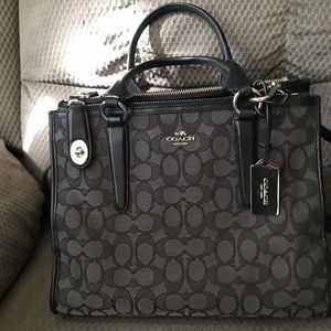 Coach signature crossbody carry all